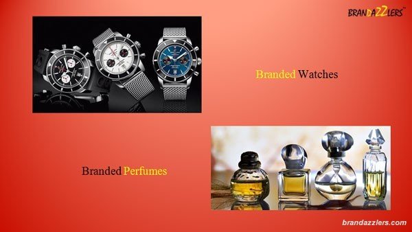 Corporate Diwali Gifts ideas for employees branded watches Branded Perfumes