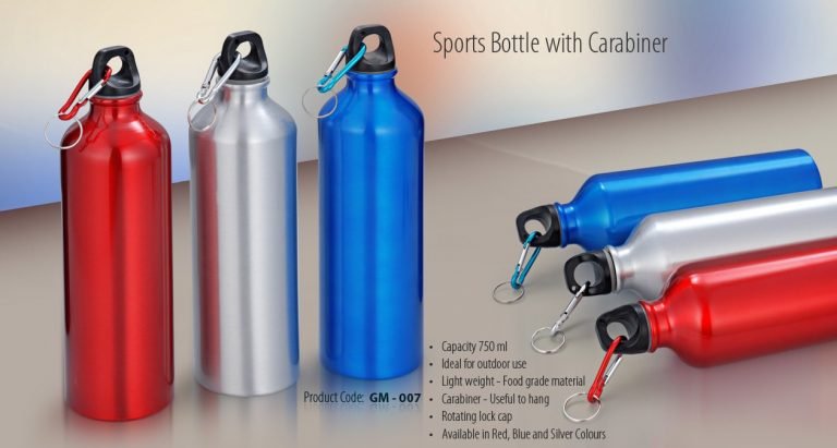 GM SPORTS BOTTLE WITH CARABINER