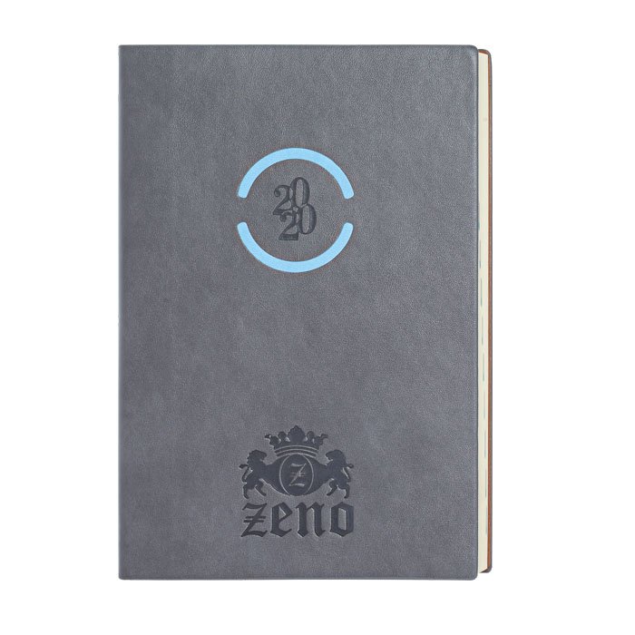 a5 size soft cover one dated promotional diaries corporate notebooks logo printed embossed diaries