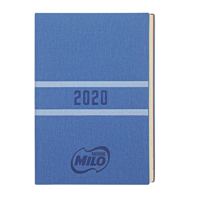 a5 size soft cover one dated promotional diaries corporate notebooks logo printed embossed diaries