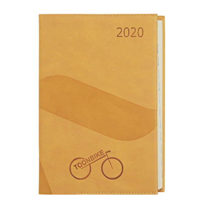 a5 size soft cover one dated promotional diaries corporate notebooks logo printed embossed diaries