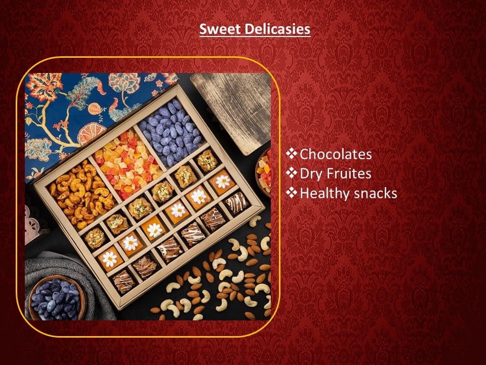 Sweet delicacies as corporate diwali gifting ideas for employees