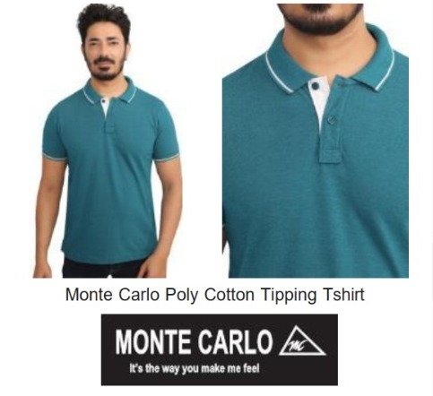 Monte Carlo tipping T-shirts uniform for corporates and institutions